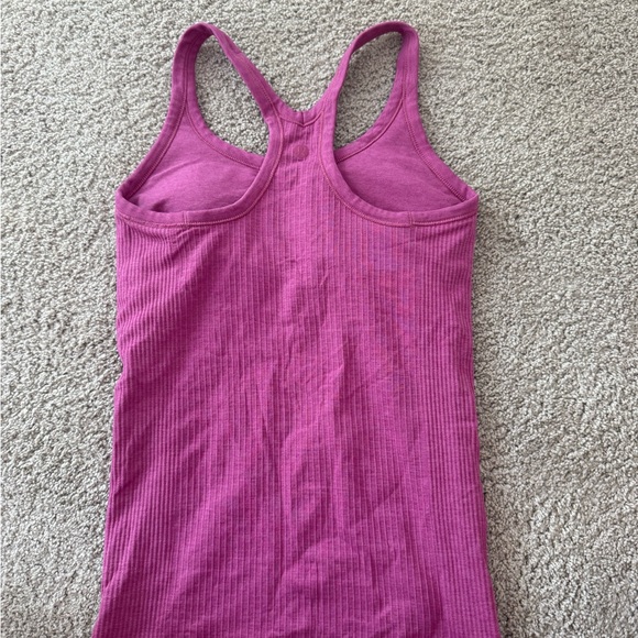 lululemon athletica Ribbed Racerback Tank - Magenta - Picture 2 of 3